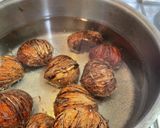 栗の渋皮煮: vegan作り方6写真