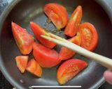 野菜と豚肉入り　卵焼きトマトソース作り方10写真