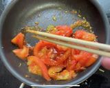 野菜と豚肉入り　卵焼きトマトソース作り方11写真