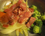 お肉と野菜のオイスターソース炒め作り方1写真