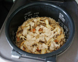 秋の香り☆鶏むね肉と舞茸の炊き込みごはん作り方5写真