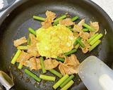 にんにくの芽と豚肉の卵炒め作り方10写真
