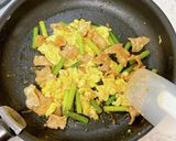 にんにくの芽と豚肉の卵炒め作り方11写真