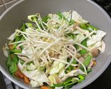 Wスープ（味覇、鶏系＋海鮮系）タンメン作り方9写真