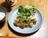 鶏肉のマヨソース和え　とりマヨ作り方5写真