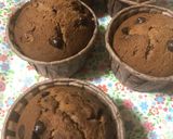 ココアとチョコチップのマフィン5個分作り方14写真