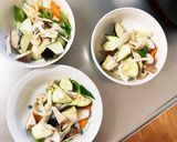 茄子椎茸ほんのりシーフード味噌煮八宝菜風作り方9写真