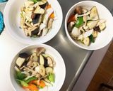 茄子椎茸ほんのりシーフード味噌煮八宝菜風作り方11写真