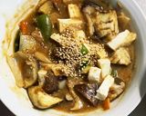 茄子椎茸ほんのりシーフード味噌煮八宝菜風作り方19写真