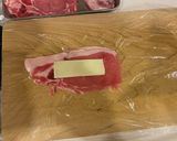 豚ロース薄切りでミルフィーユチーズカツ☆作り方1写真