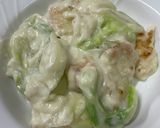 鶏胸肉と白菜のクリーム煮作り方9写真