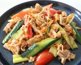 豚肉とキュウリの旨辛炒め作り方8写真