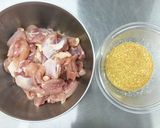 鶏の唐揚げ～すき焼き風～作り方1写真