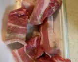 豚肉リブロースと白菜の甘煮作り方1写真
