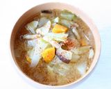 野菜たっぷり【旨味野菜のお味噌汁】作り方6写真