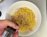 ワンパンパスタ　超絶品カルボナーラ作り方10写真