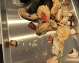 パエリア風スペイン雑炊♡魚介のうまみ作り方4写真