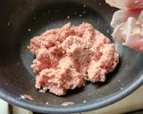 夏の夕飯！豚ひき肉とピーマンだけの肉詰め作り方3写真