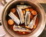 梅干と秋刀魚で甘辛すっぱ煮♪(´ε｀ )作り方5写真