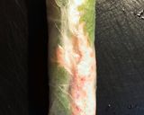 ネギトロとチーズの生春巻き包み焼き作り方4写真