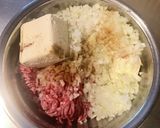 簡単豆腐ハンバーグ作り方1写真