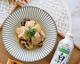 鶏肉としめじのみぞれ煮作り方4写真