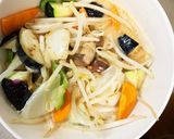 チクワ簡単きな粉クリーミーキムチ味野菜炒作り方14写真