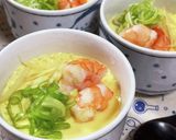 エビのせ中華風茶碗蒸し作り方12写真