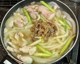簡単・鶏もも肉と玉ねぎのカレーうどん作り方7写真