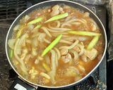 簡単・鶏もも肉と玉ねぎのカレーうどん作り方8写真