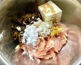 もずくと豆腐入り鶏団子スープ作り方5写真