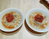家にあるもので冷やしトマトそうめん作り方5写真