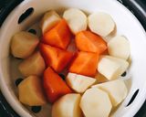 炊飯と❤じゃがいも（+人参）➡楽カレー♪作り方17写真