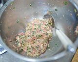 簡単!残った餃子のあんでお好み焼き風作り方1写真