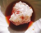 レンジ3分★チーズ卵巾着★ライスペーパー作り方6写真