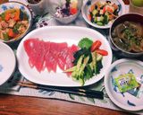 生かつおのお造りをワサビ醤油で！作り方5写真