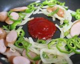 懐かしい、ナポリタントースト作り方3写真