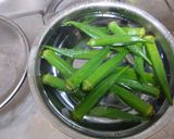 丸ごと1本オクラの塩麹あえ作り方2写真