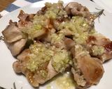 鶏肉のねぎ塩レモンだれ作り方3写真