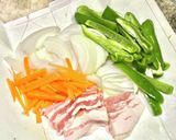 簡単・スイートコーンたっぷりカレーうどん作り方1写真