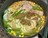 簡単・スイートコーンたっぷりカレーうどん作り方7写真