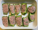 ピーマンの魚肉つくね詰め作り方4写真