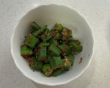オクラの鰹節和え作り方5写真