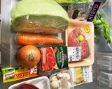 お父さんのボルシチ再現その①作り方1写真