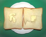 「柿バターサンド」作り方4写真