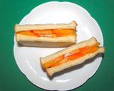 「柿バターサンド」作り方6写真