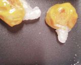 カリカリかぼちゃ茶巾★ライスペーパー作り方4写真
