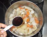 蓮根大根人参の煮物♪目が赤い方に簡単薬膳作り方4写真
