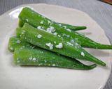 丸ごと1本オクラの塩麹あえ作り方7写真