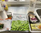 コーンと枝豆の彩りバター醤油煮作り方1写真